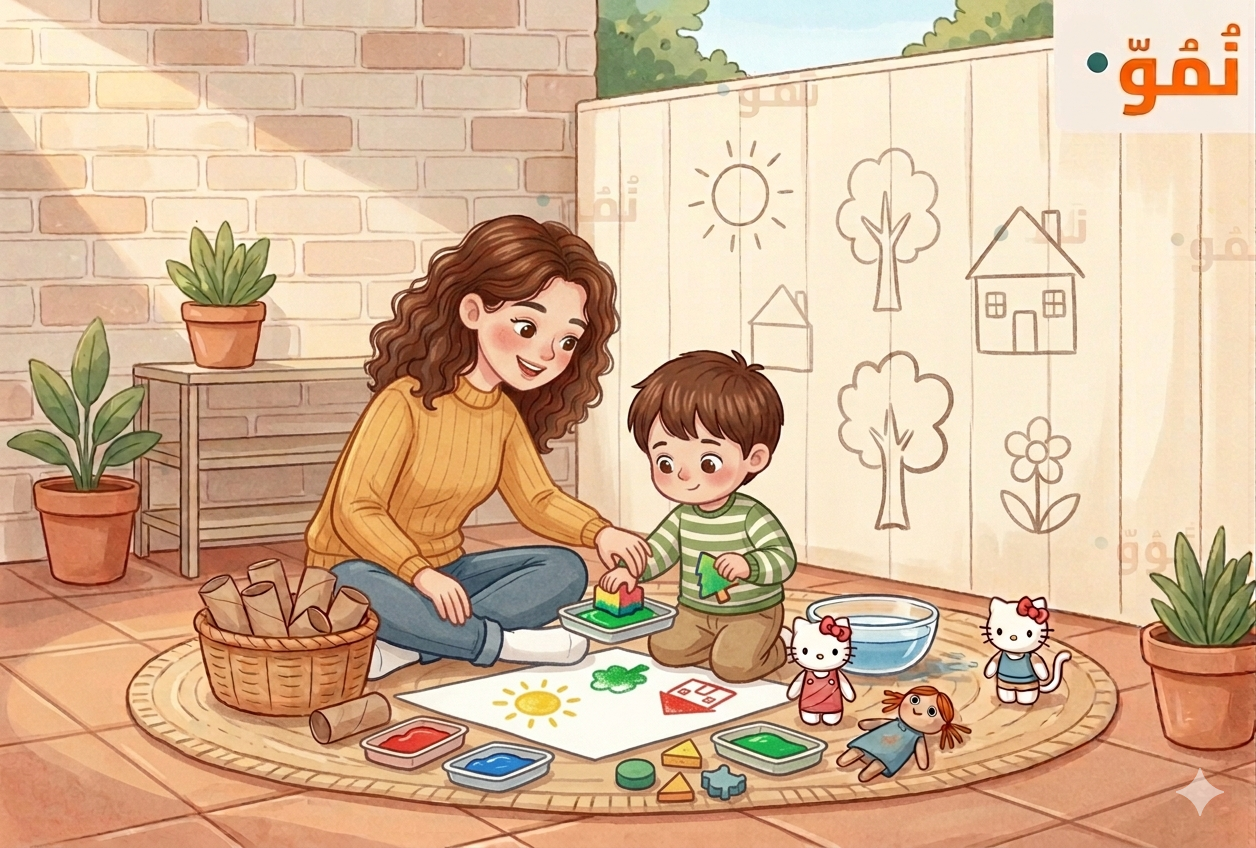 التلوين بالإسفنج