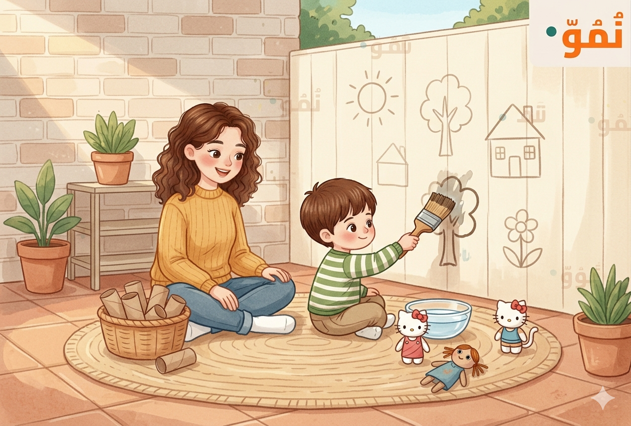 الرسم بالماء