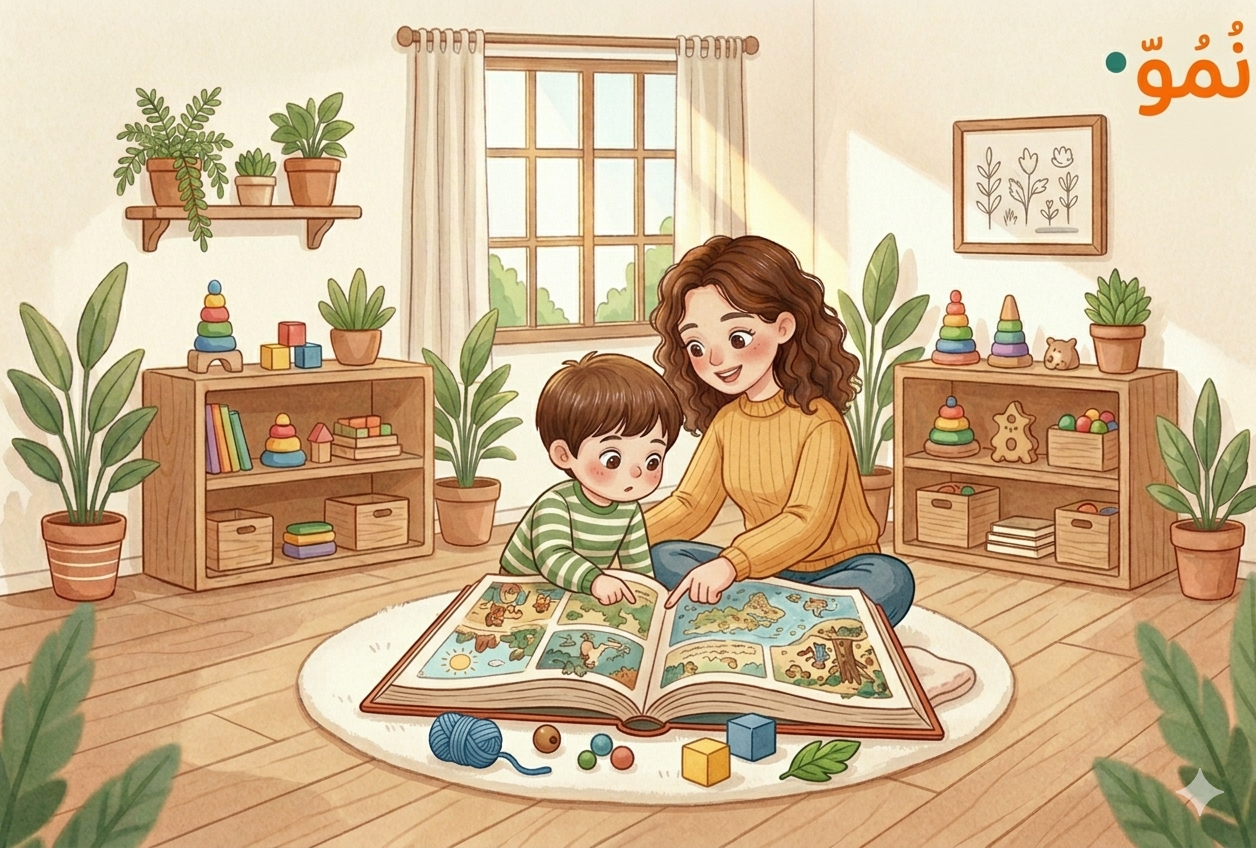 قراءة الكتب المصوّرة