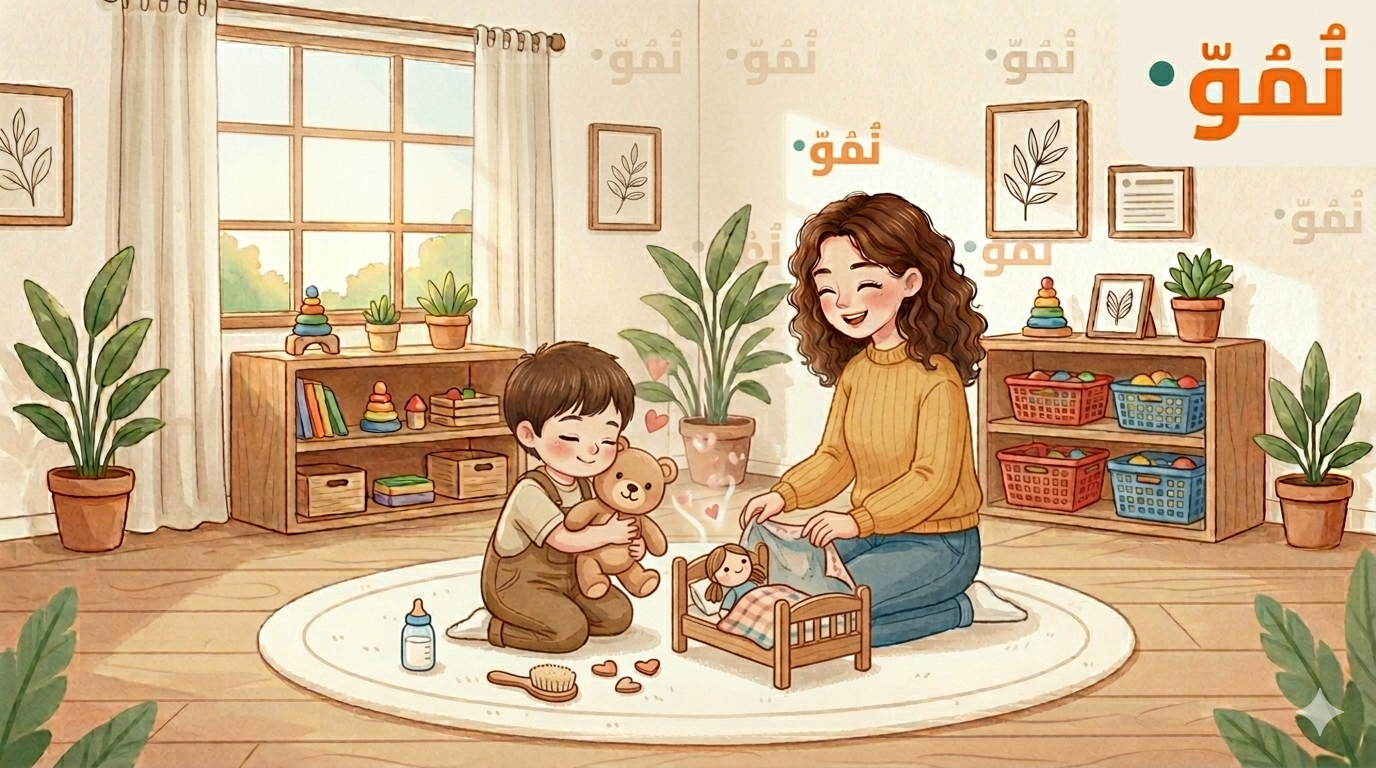 عناق الدمى ورعايتها