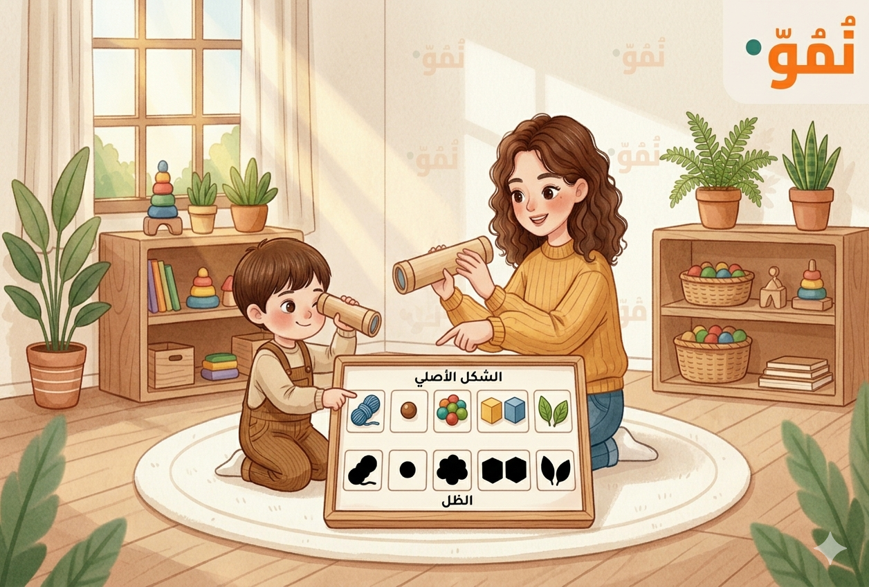 مطابقة الظلال بالأجسام الحقيقية