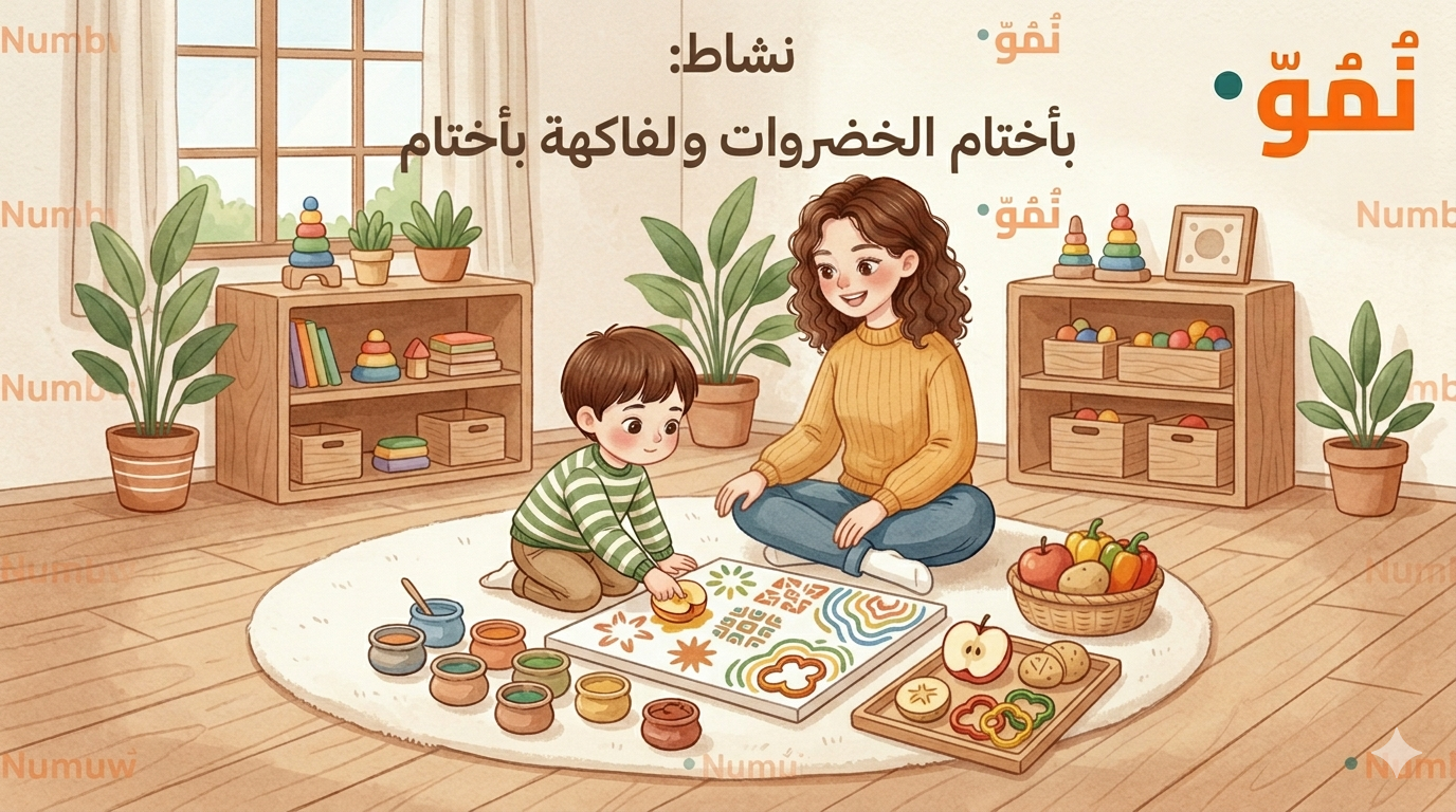 الطباعة بالفواكه والخضروات