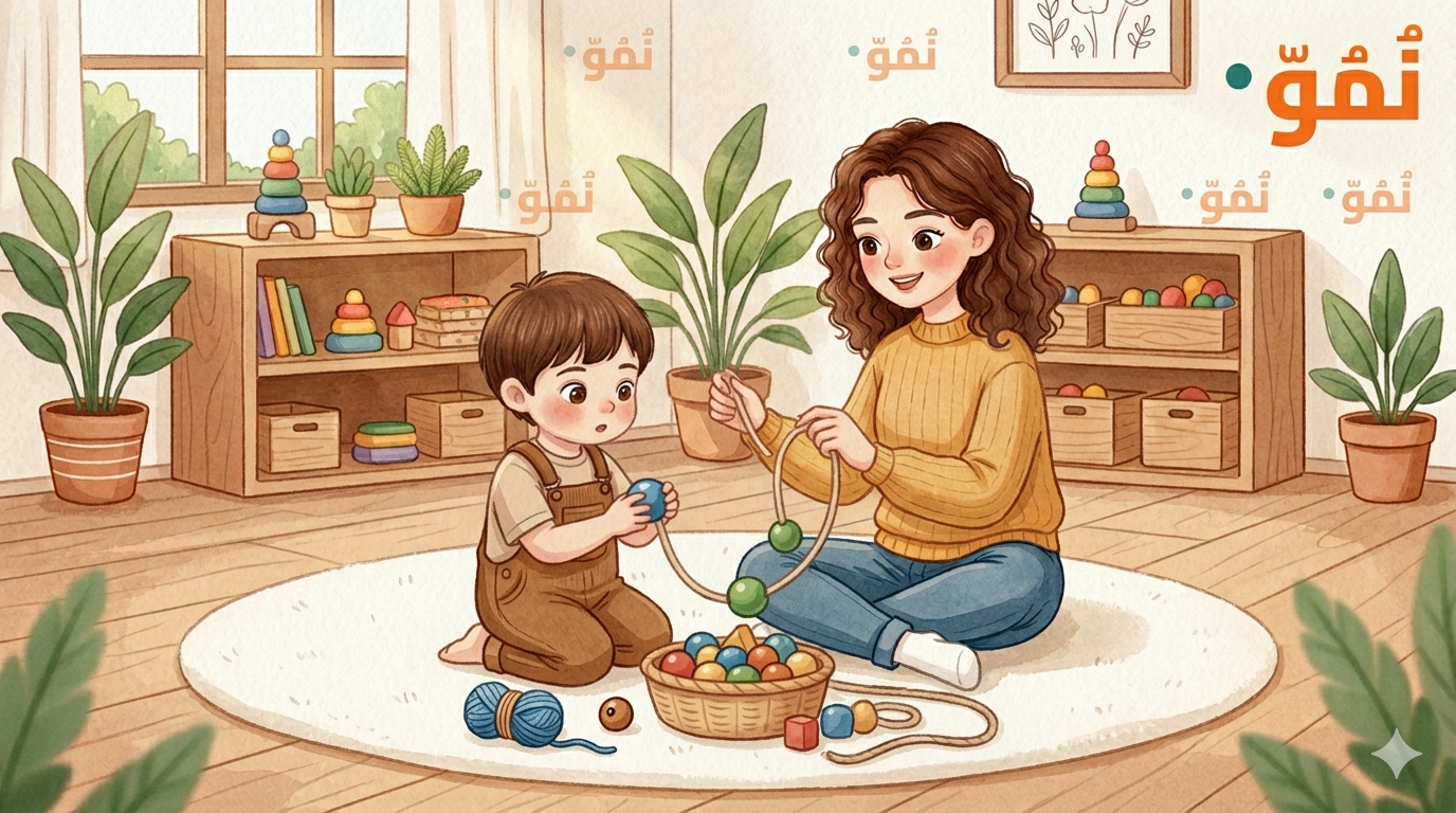 خيط الخرز الكبير