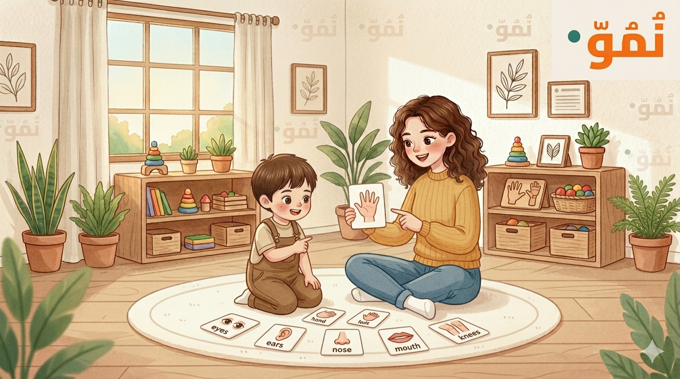 تسمية أجزاء الجسم