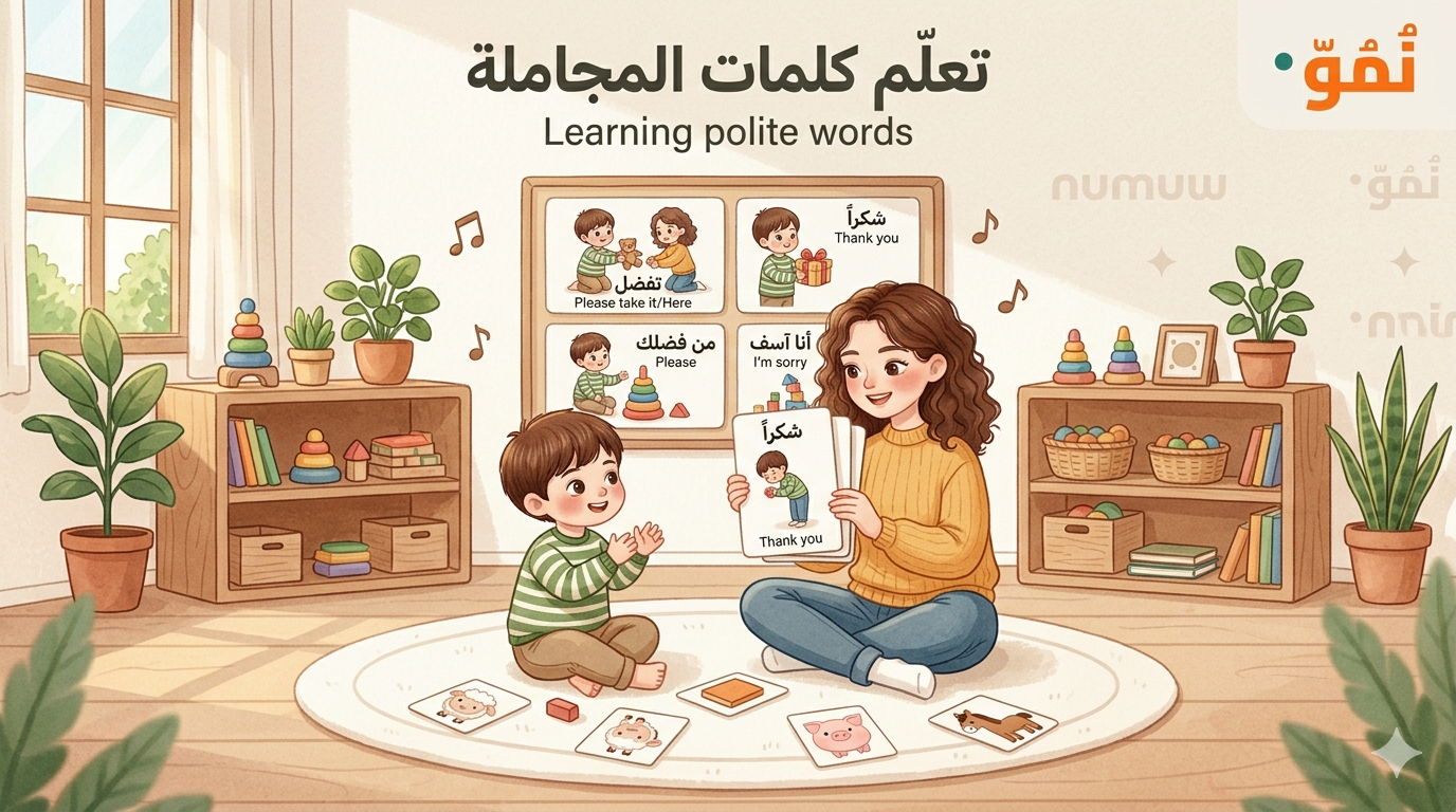 تعلم المشاركة بكلمات المجاملة
