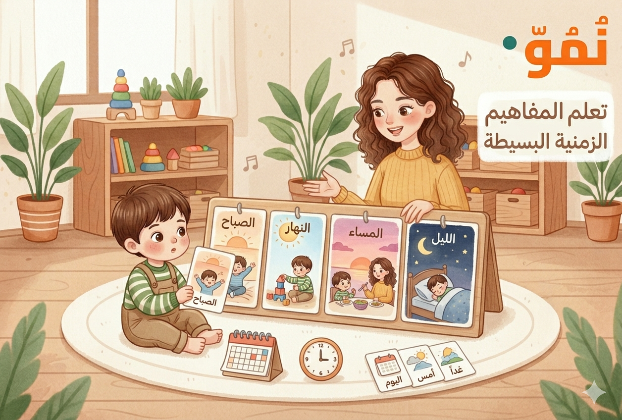 تعلم المفاهيم الزمنية البسيطة