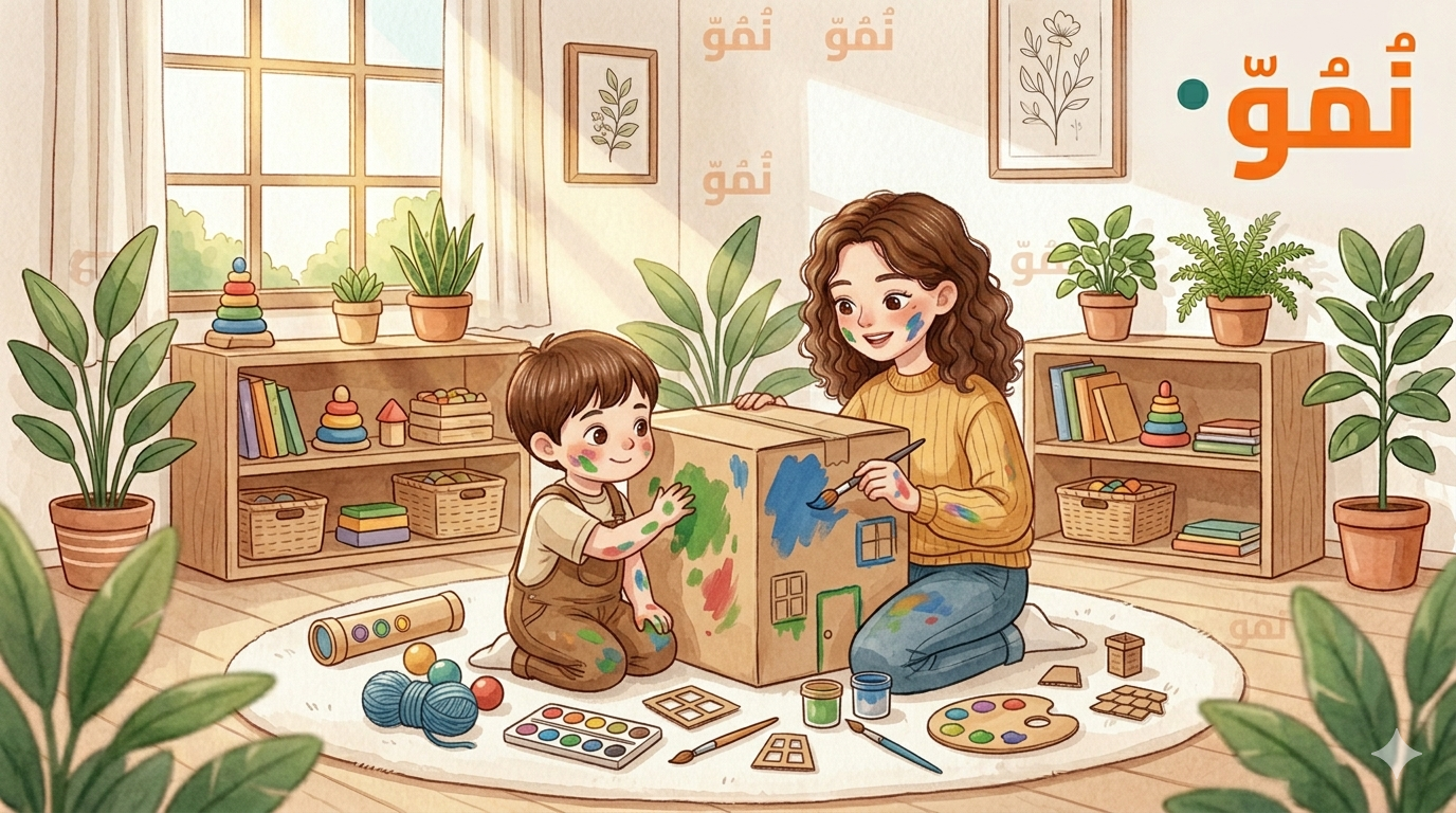 تزيين صندوق كبير