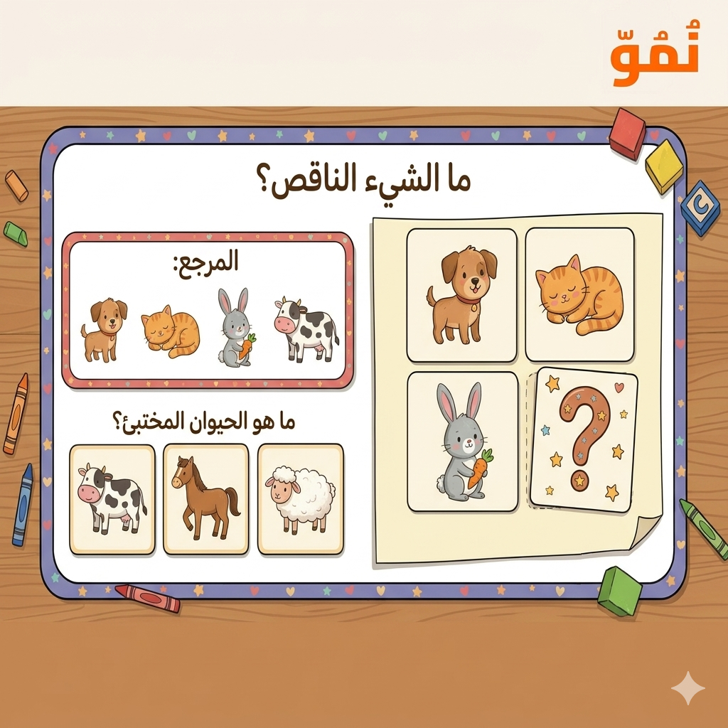 ما الشيء الناقص؟