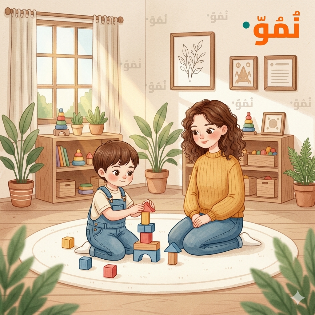 بناء قلعة بالمكعبات