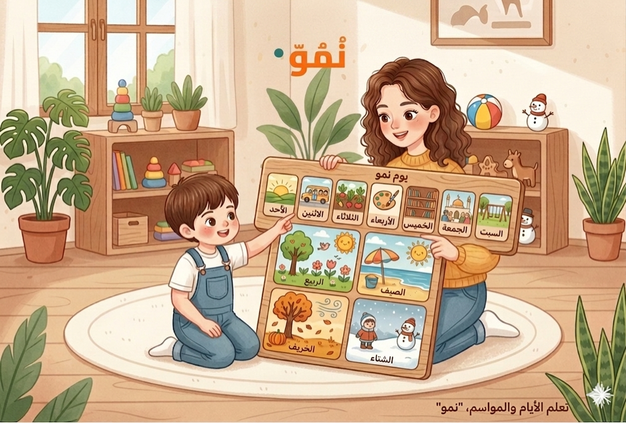 تعلم الأيام والمواسم