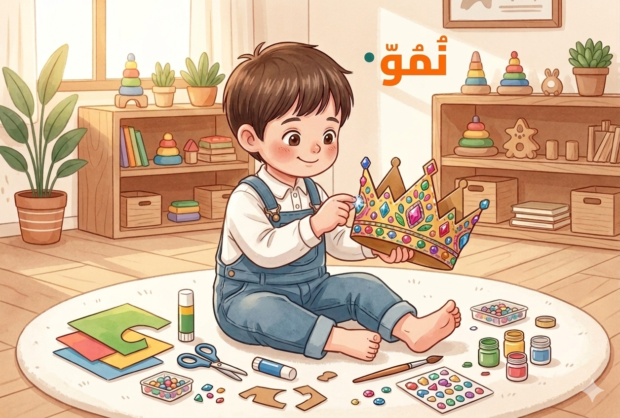 صنع تاج أو إكسسوار ورقي
