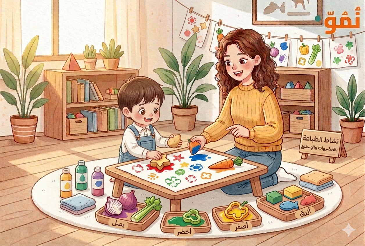 طبع بصمة الكف على شجرة