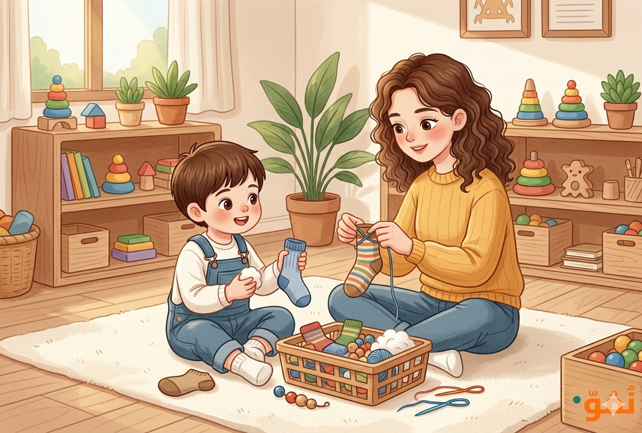 صناعة دمية من الجوارب القديمة