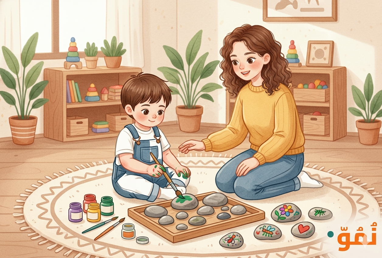 الرسم على الحجارة