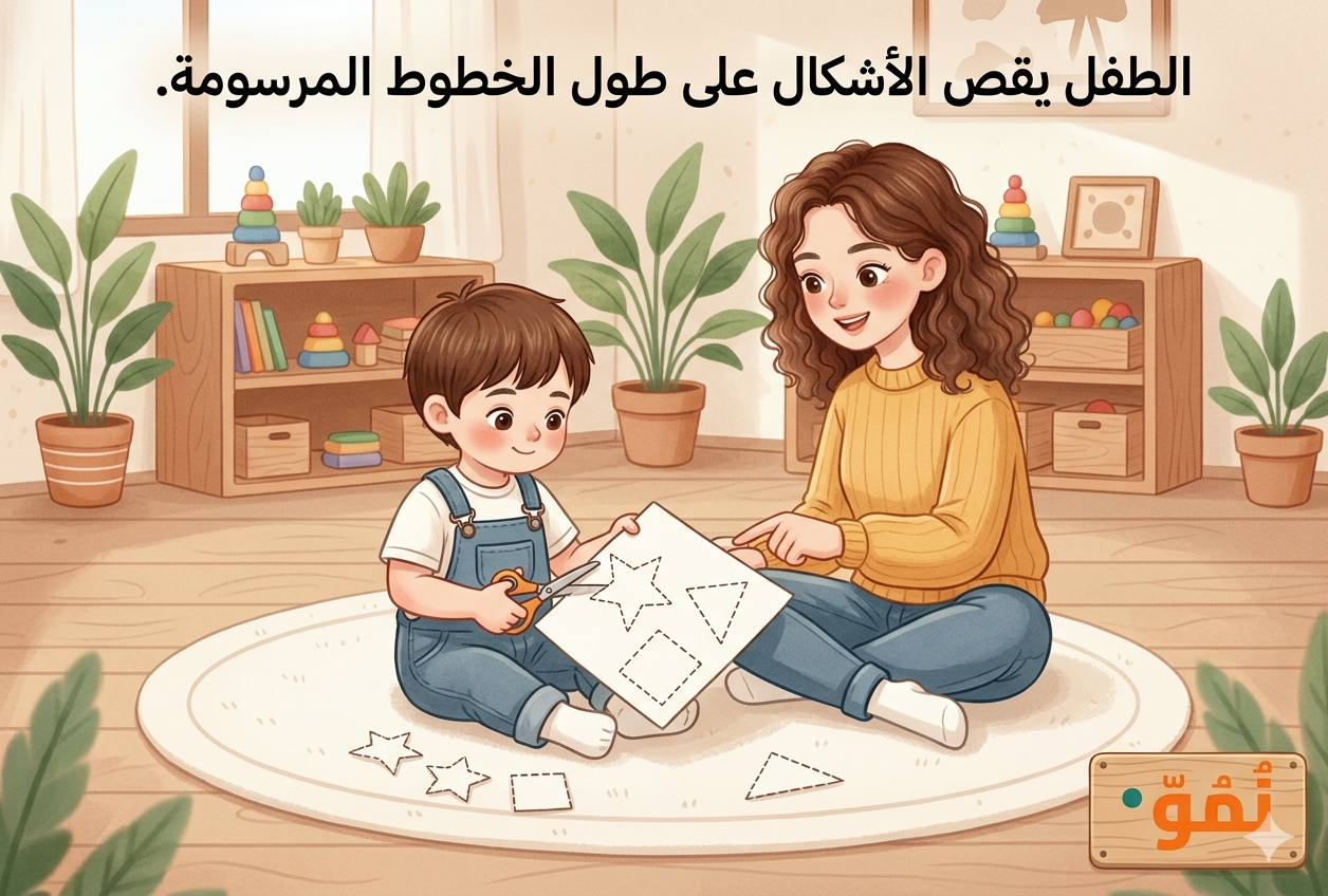 قص ولصق الأشكال