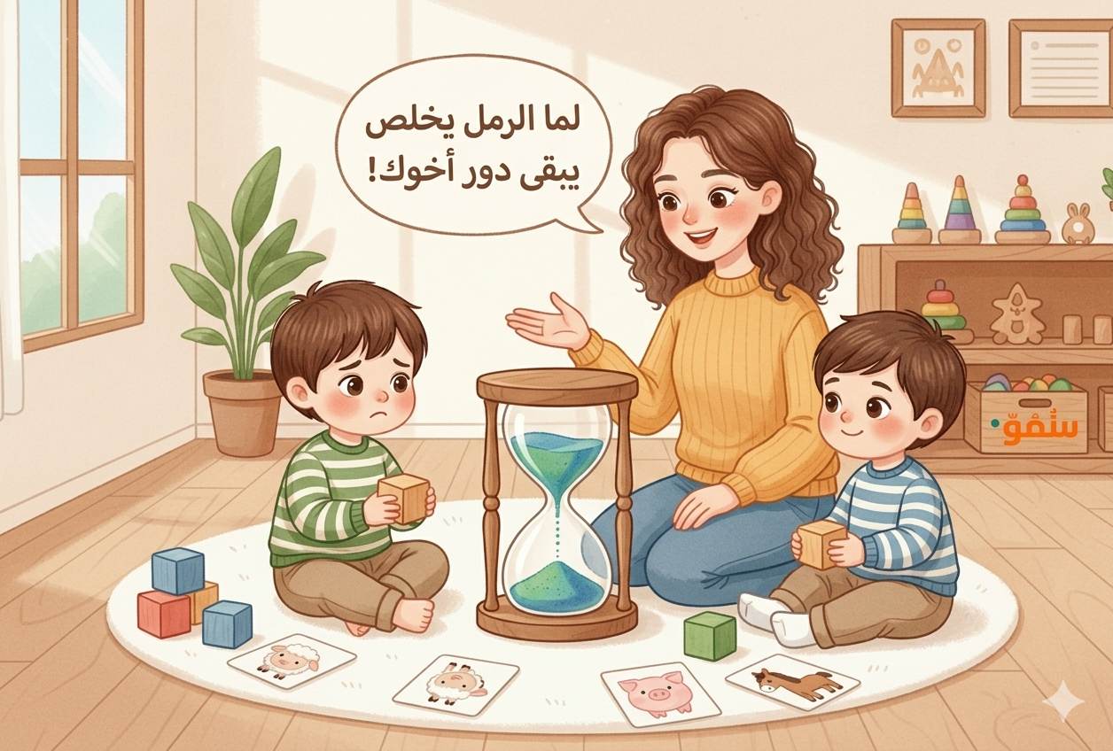 المؤقت الرملي للتبادل