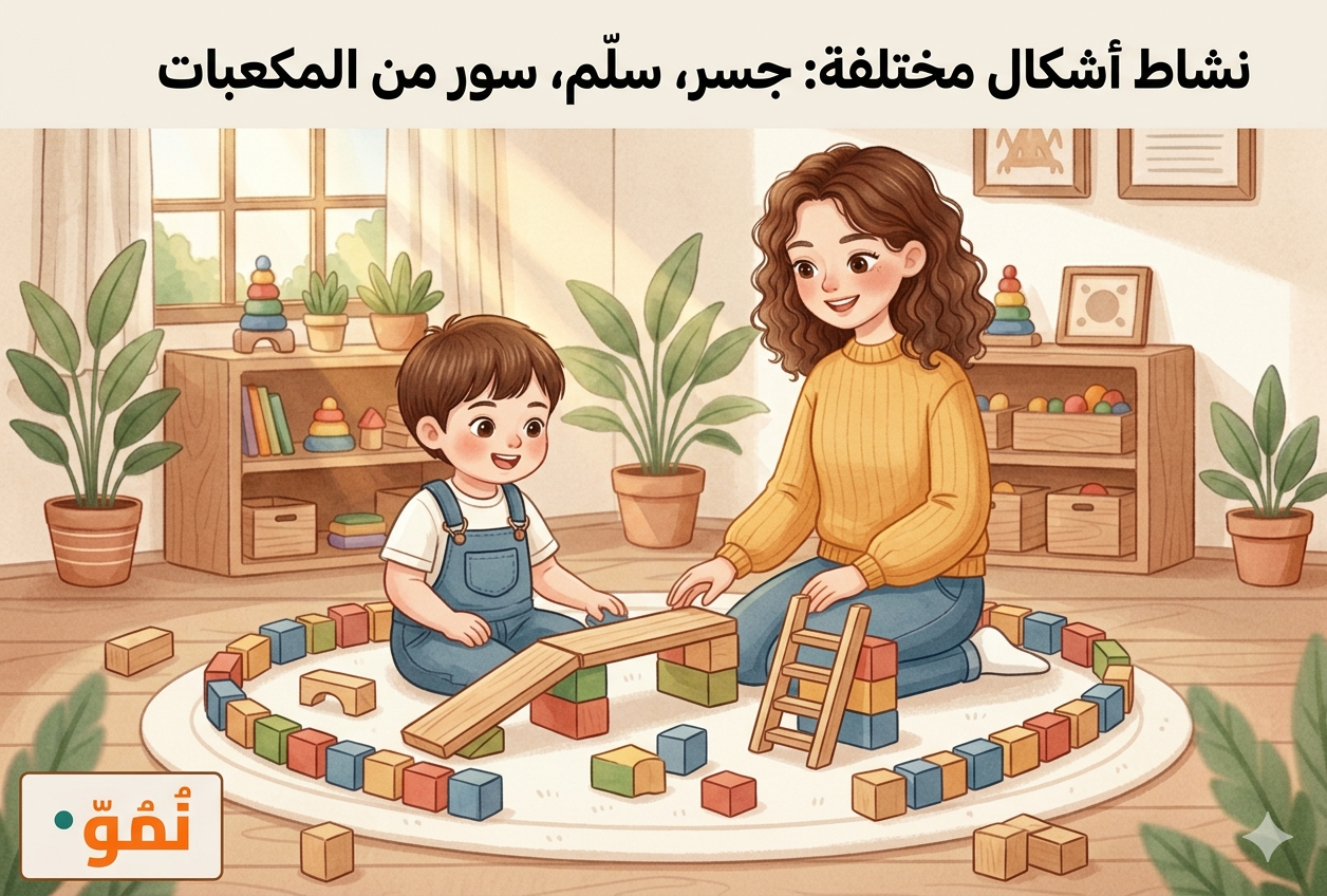 بناء المكعبات بدقة