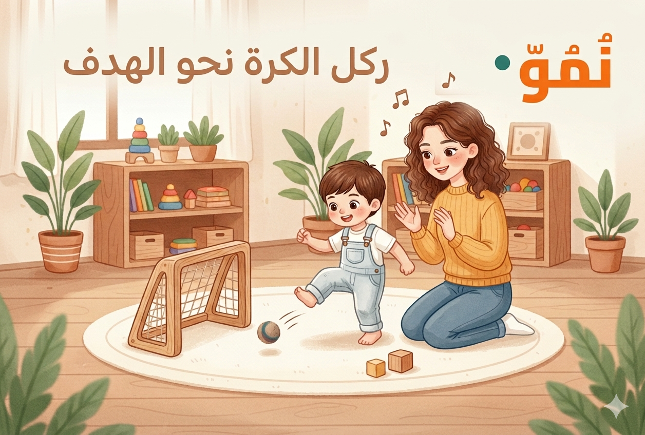 ركل الكرة نحو هدف
