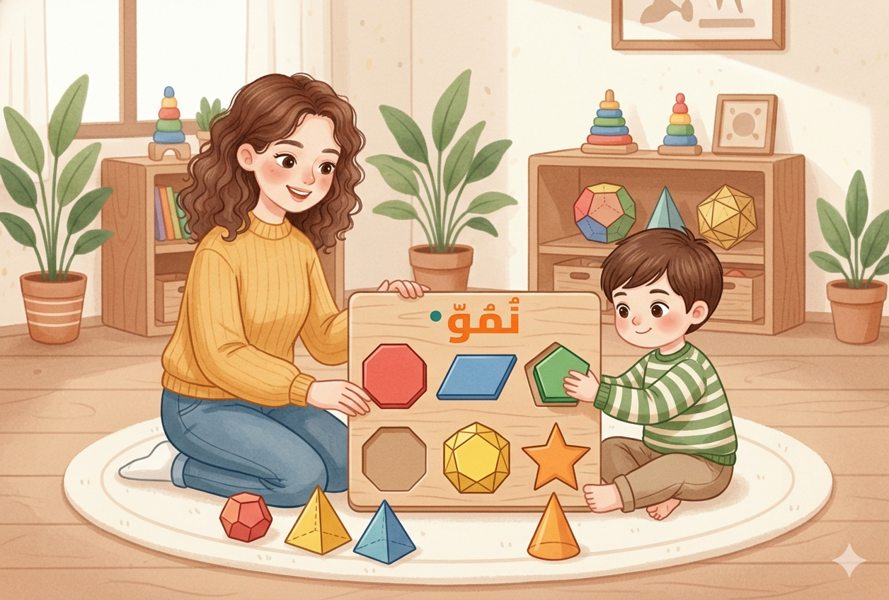 تعلم الأشكال الهندسية المعقدة