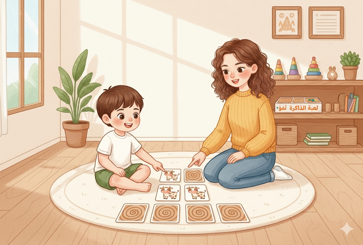 لعبة الذاكرة - ٨ بطاقات